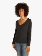 Pull col V manches longues