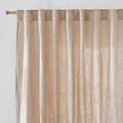 Rideau lin lavé pattes cachées, Onega