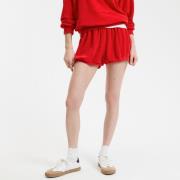 Short en éponge, taille élastiquée
