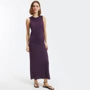 Robe longue évasée, sans manches