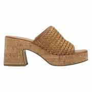 Mules à talon épais
