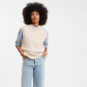 Pull sans manches, col rond