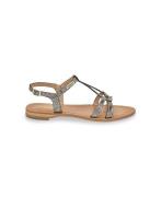 Sandales en cuir Hacklio, semelle gomme