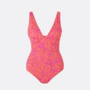Maillot de bain 1 pièce triangle imprimé
