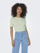 Pull col rond manches courtes