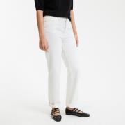 Jean regular, droit, taille haute