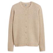 Cardigan, maille à côtes