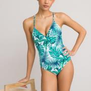 Maillot de bain 1 pièce triangle imprimé