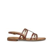 Sandales plates en cuir Sozy Plus