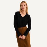 Pull col V, fine maille au toucher très doux