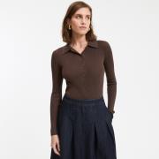 Cardigan col montant en fine maille, boutonné