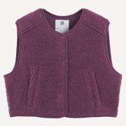 Gilet sans manches en sherpa