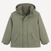 Coupe-vent doublé sherpa à capuche