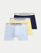 Lot de 3 boxers longs unis