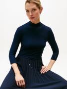 Robe midi plissée, manches 3/4
