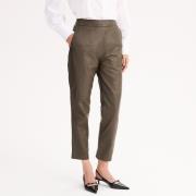 Pantalon 7/8ème, en cuir de mouton