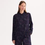 Chemise, imprimé graphique, manches longues