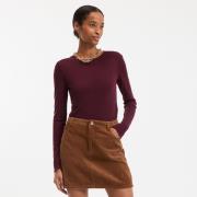 T-shirt col rond manches longues