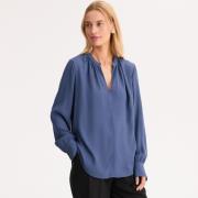 Blouse col V manches longues