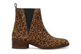 Bottines respirantes zippées en cuir Camexia