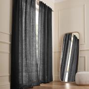 Rideau lin épais, pattes cachées, Cedal