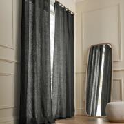 Rideau en lin lavé anneaux, Private