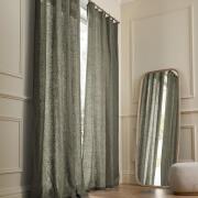 Rideau en lin lavé anneaux, Private