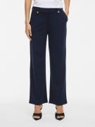 Pantalon large avec boutons dorés