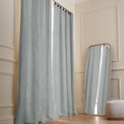 Rideau lin lavé doublé anneaux, Private