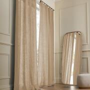 Rideau en lin lavé anneaux, Private