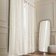 Rideau en lin doublé coton, à œillets, Colin