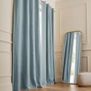 Rideau lin lavé occultant, œillets, Private