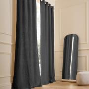 Rideau lin lavé doublé, à œillets, Private