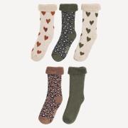 Lot de 5 paires de chaussettes bouclette