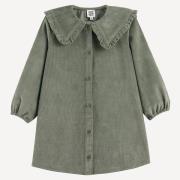 Robe droite col claudine