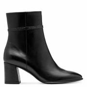 Bottines en cuir à talon